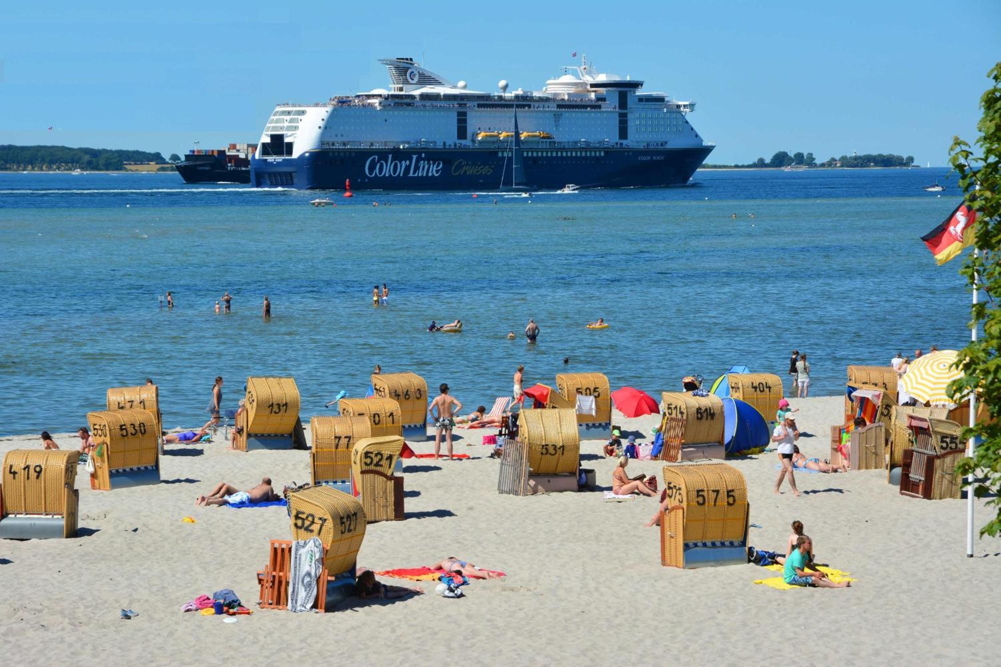 Haus Panorama Laboe Wohnung 5 Buitenkant foto