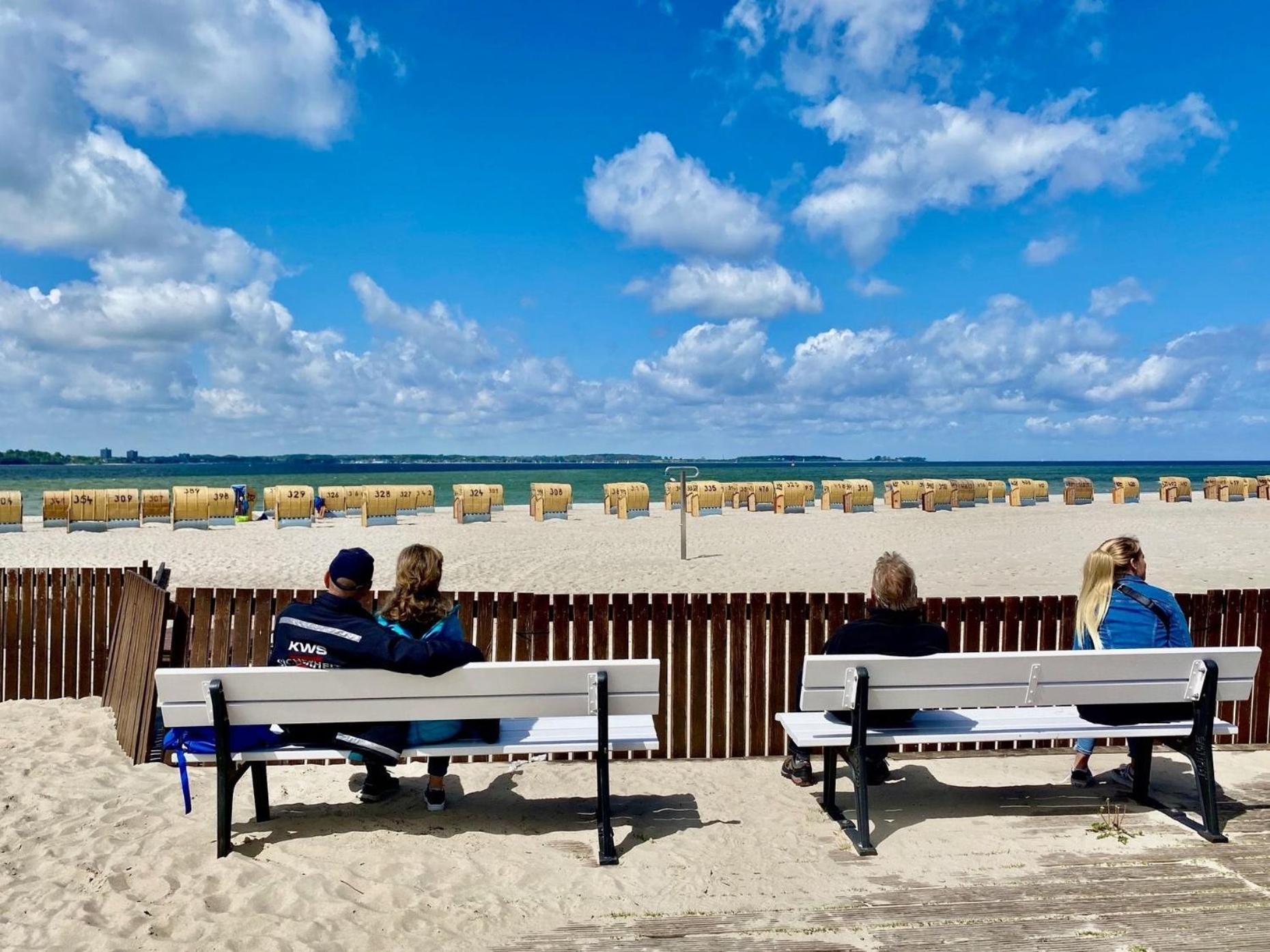 Haus Panorama Laboe Wohnung 5 Buitenkant foto